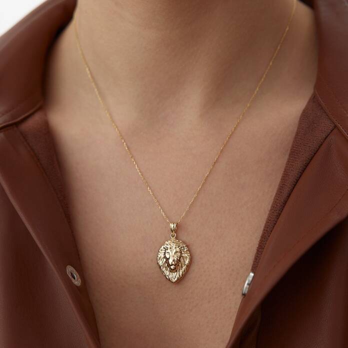 Minimal Aslan Kolye - 1