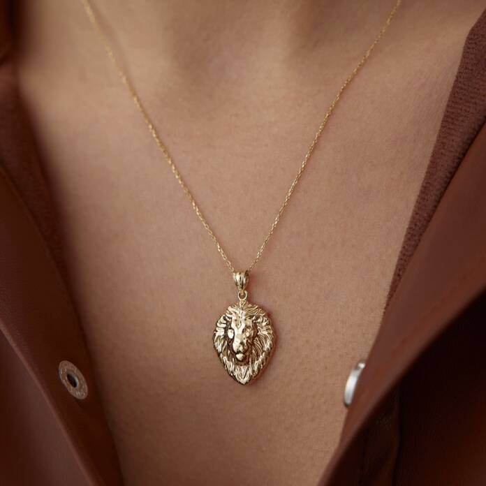 Minimal Aslan Kolye - 2