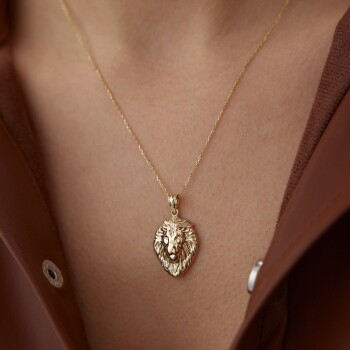 Minimal Aslan Kolye - Ador (1)