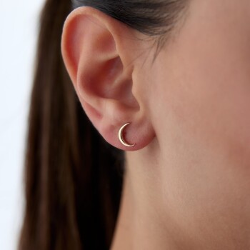 Minimal Ay Küpe - 1