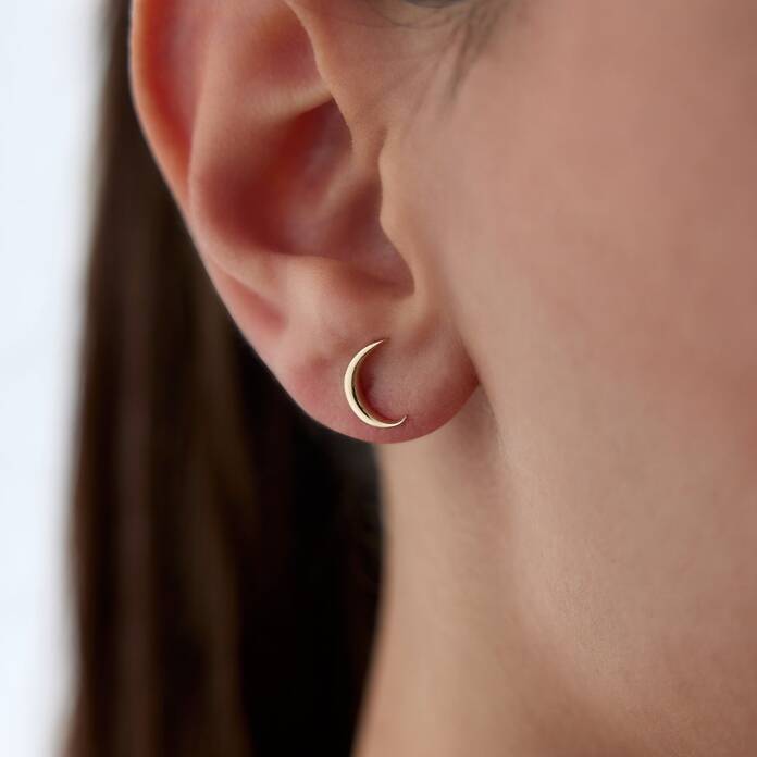 Minimal Ay Küpe - 2