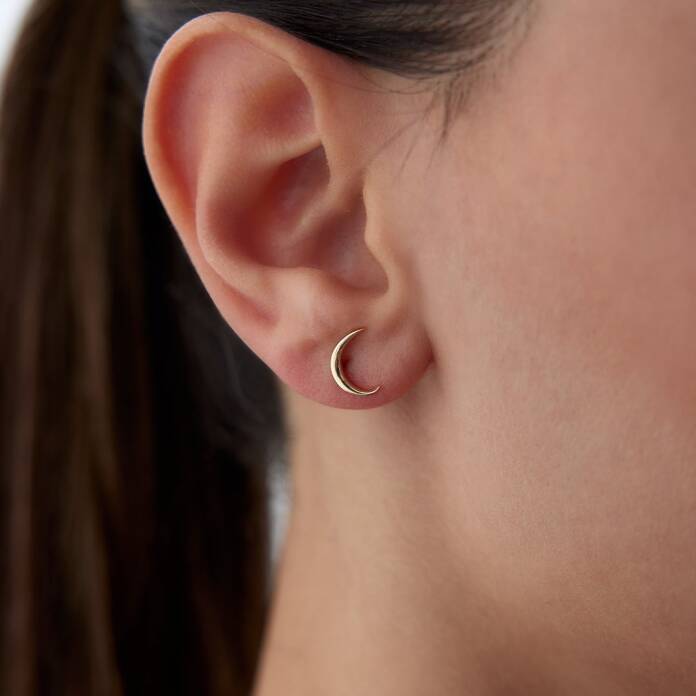 Minimal Ay Küpe - 4