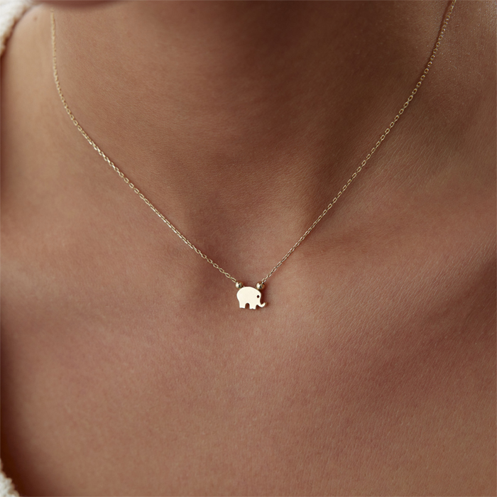 Minimal Fil Kolye - Ali Altınbas (1)