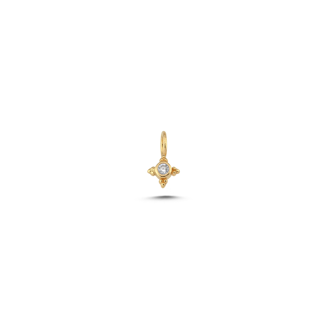 Minimal Taşlı Charm - 1