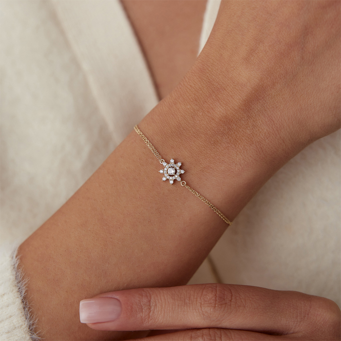 Minimal Taşlı Güneş Bileklik - Rayna