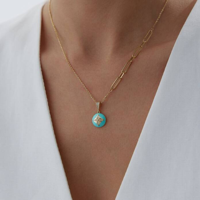 Mint Alhambra Yonca Kolye - 1