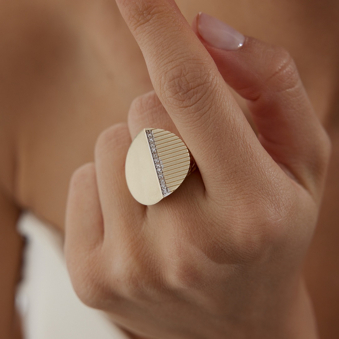 Mirror Taşlı Yüzük - 2