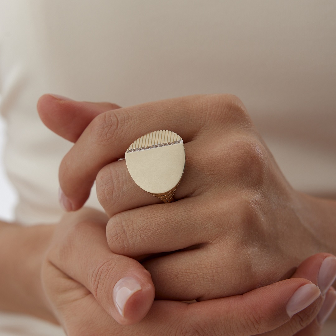 Mirror Taşlı Yüzük - 3