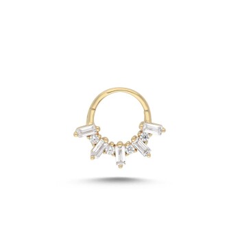 Mix Sıra Taşlı Helix Piercing - Alen