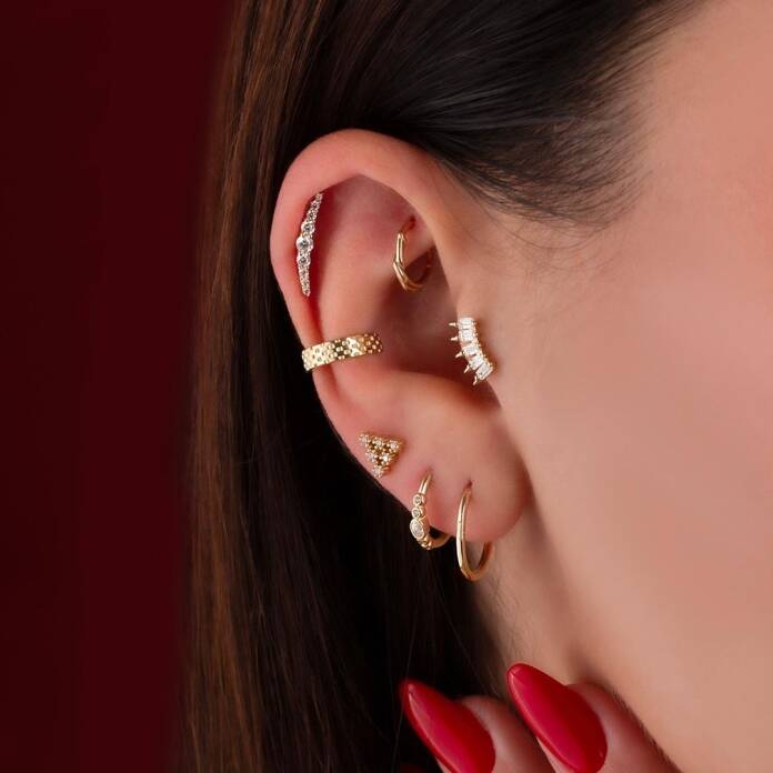 Mızrak Tragus Piercing - 2
