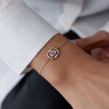 Mor Baget Bileklik - Rayna