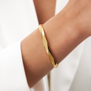 Motifli Faset Kelepçe - C.sümer