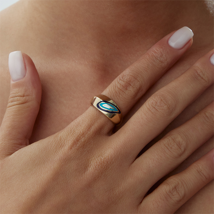 Nazar Boncuk Mineli Yüzük - Mazi