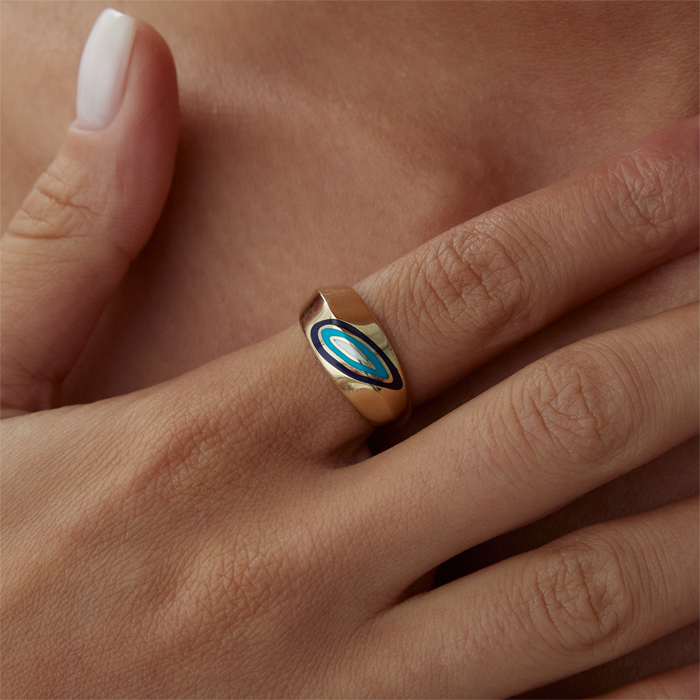 Nazar Boncuk Mineli Yüzük - 3