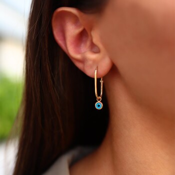 Nazar Boncuklu Küpe - Arax