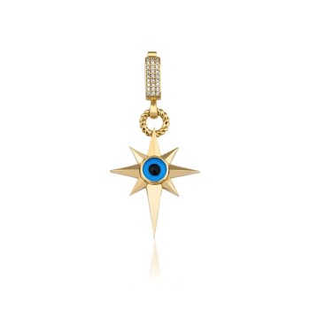 Nazar Boncuklu Kutup Yıldız Charm - Ema