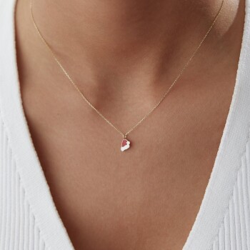 Noel Şapkası Kolye - Alen (1)