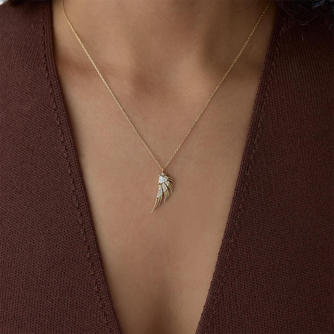 Noyra Taşlı Kolye - 1