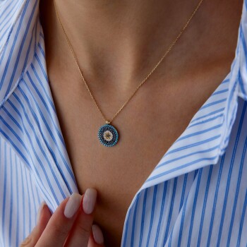 Ocean's Hue Göz Kolye - 3