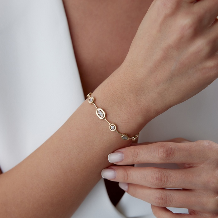 Octogons Taşlı Bileklik - Cemart (1)