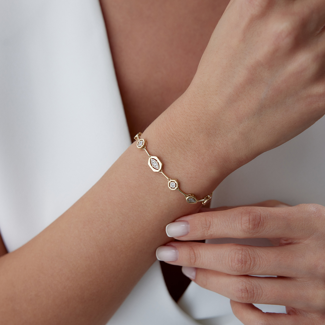 Octogons Taşlı Bileklik - 2