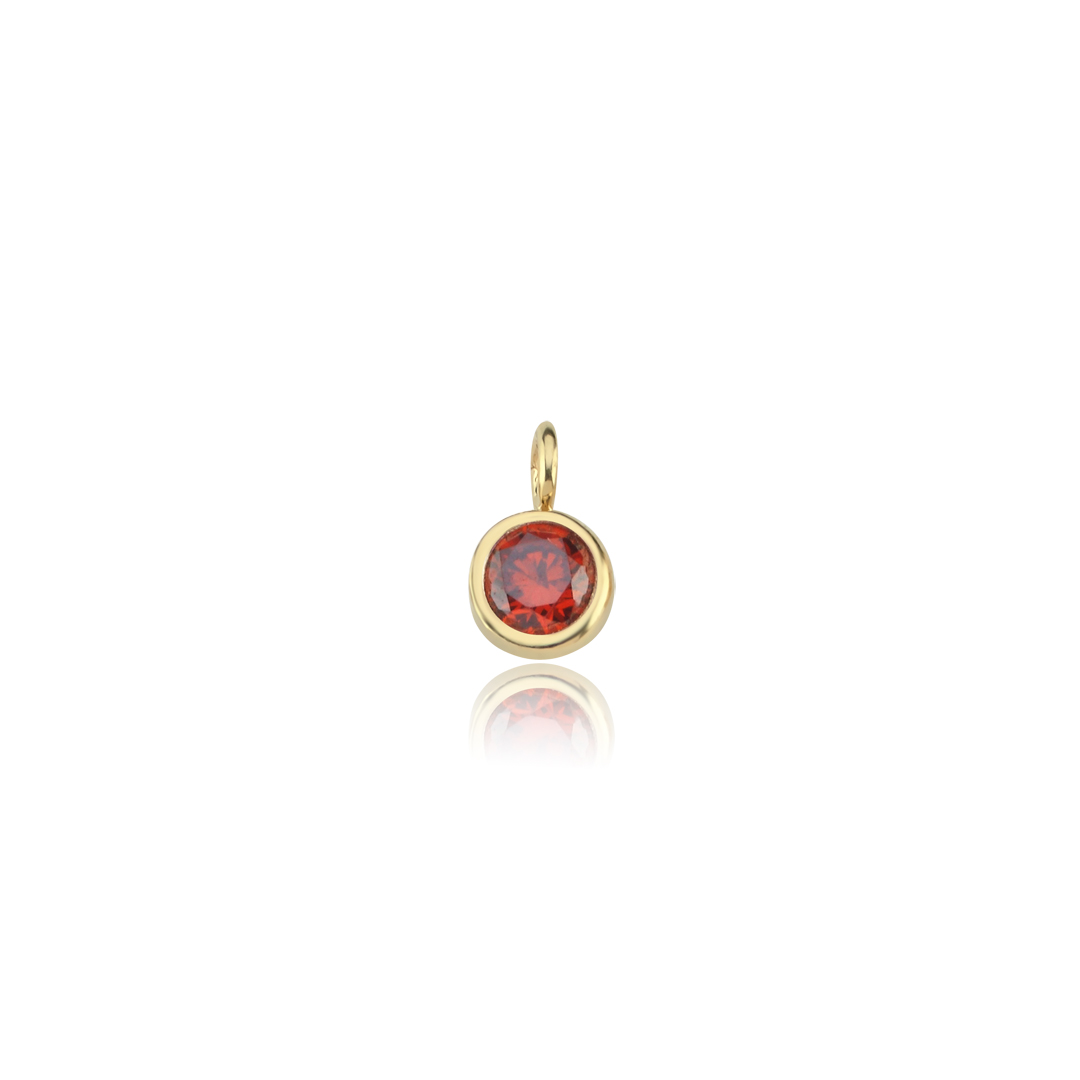 Oğlak Burcu Garnet Charm - 1
