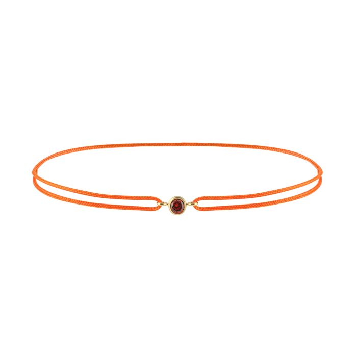 Oğlak Burcu Garnet İpli Bileklik - 3