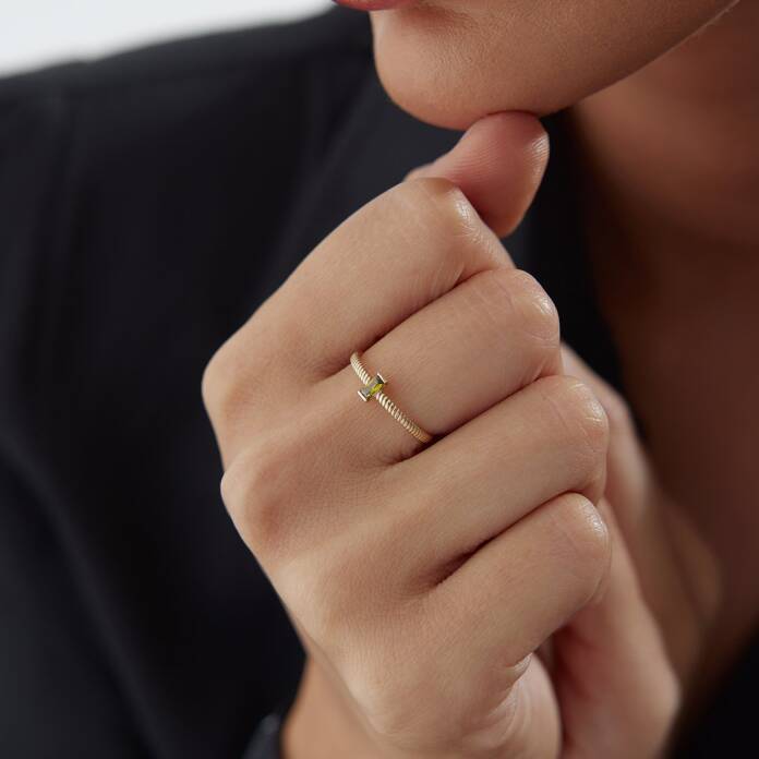 Oil Burgu Baget Yüzük - 2