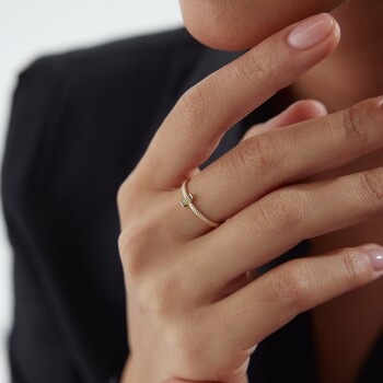 Oil Burgu Baget Yüzük - 3