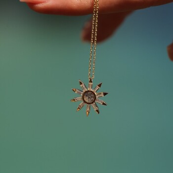 Ok Güneş Işını Kolye - Alen