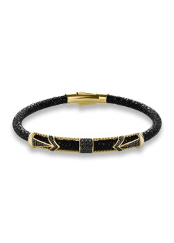 Ok Model Taşlı Erkek Bileklik - 4