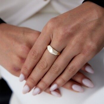 Ok Prizma Yüzük - Rayna