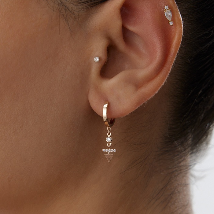 Ok Sallantılı Küpe - Alen