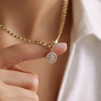 Olimpia Trapez Kolye - Rayna