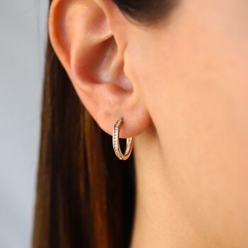 Oluklu Small Tamtur Küpe - 2