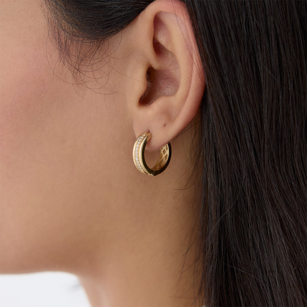 Olvia Taşlı Küpe - 1