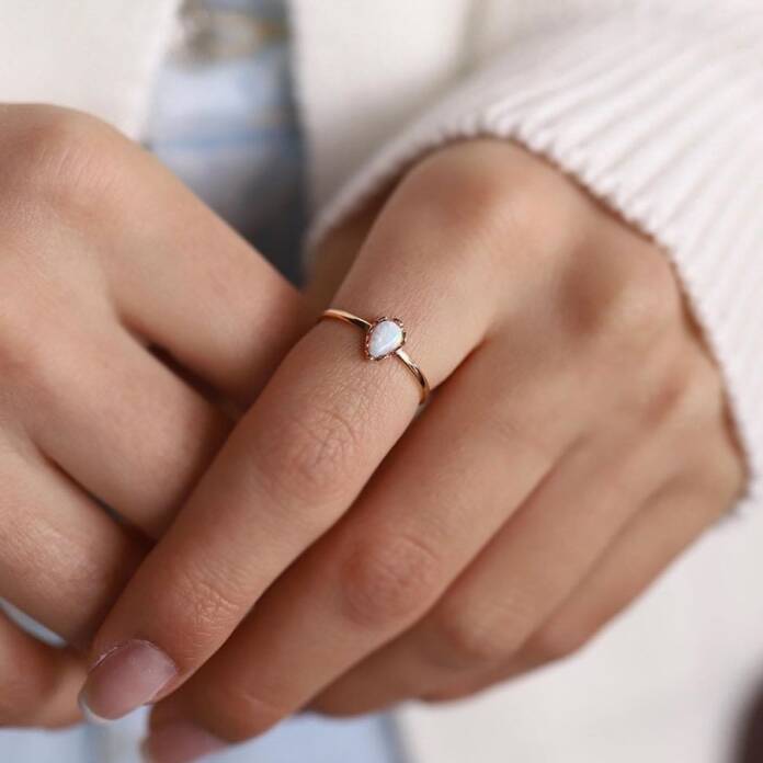 Opal Damla Yüzük - 1