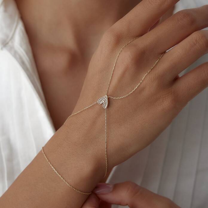 Origami Taşlı Kalp Şahmeran - 1