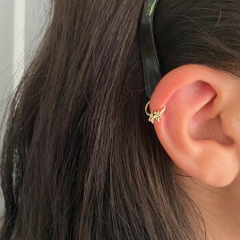 Örümcek Motifli Helix Piercing - Dianora (1)