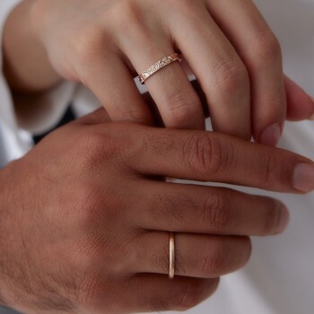 Ottoman Çift Alyans - Tülay Alyans