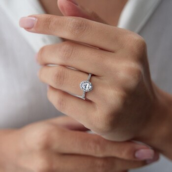 Oval Baget Yüzük - Ali Altınbas