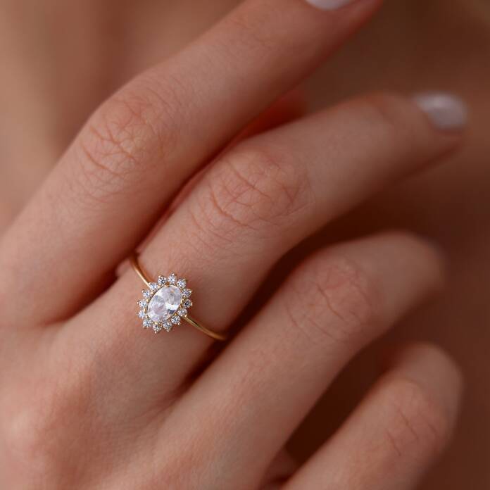 Oval Baget Yüzük - 2