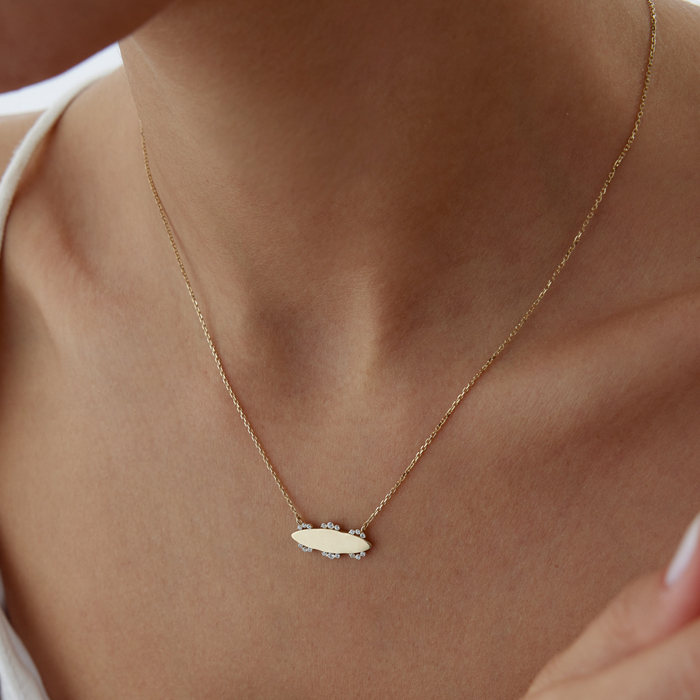 Oval Grace Kolye - Alen