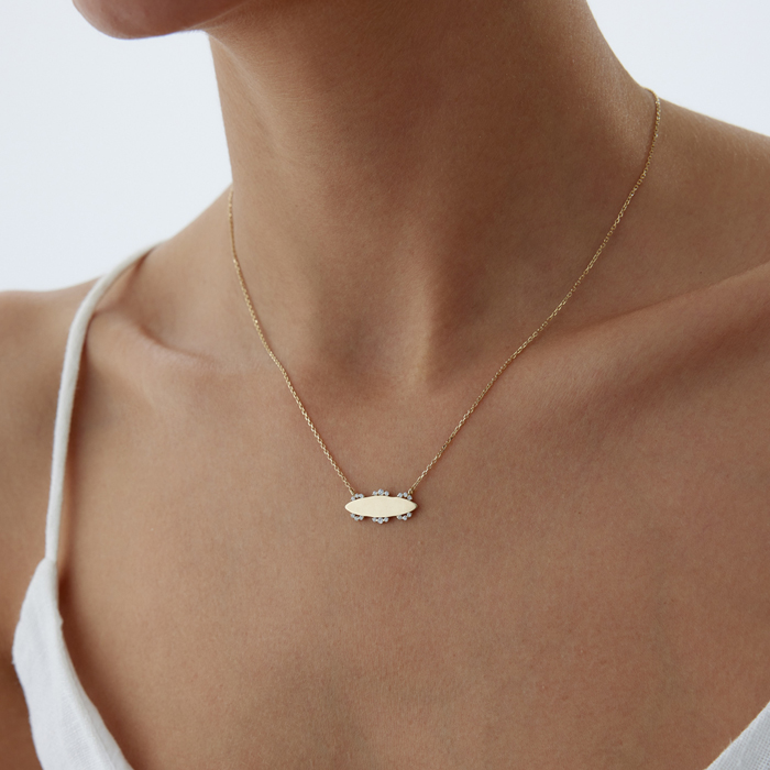 Oval Grace Kolye - Alen (1)