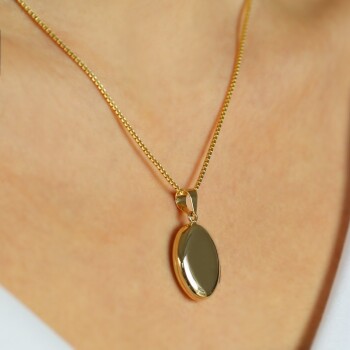 Oval Kapaklı Kolye - Özçelik (1)