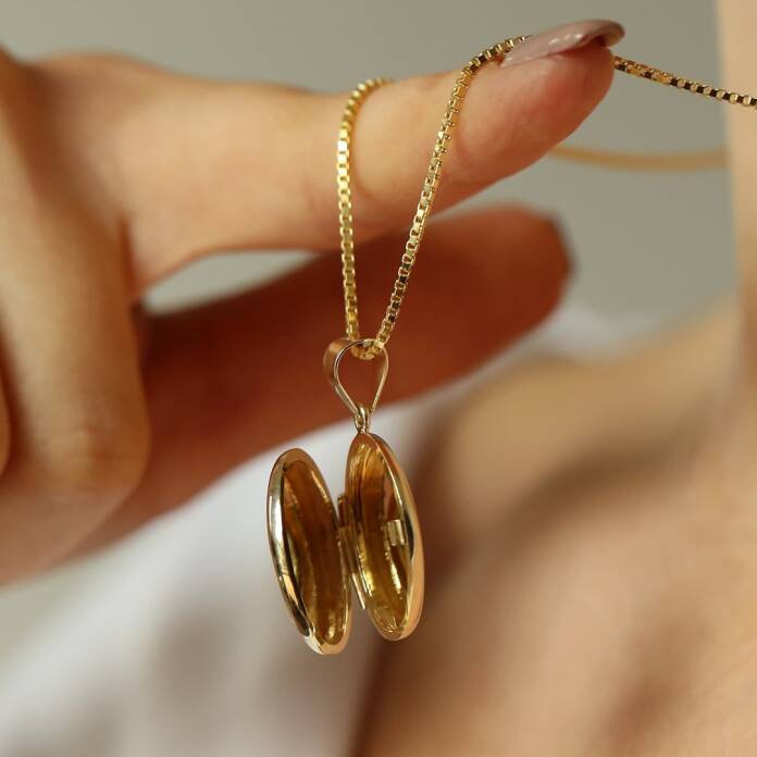 Oval Kapaklı Kolye - 3