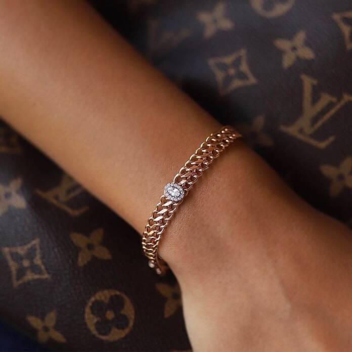 Oval Taşlı Viyana Bileklik - 1