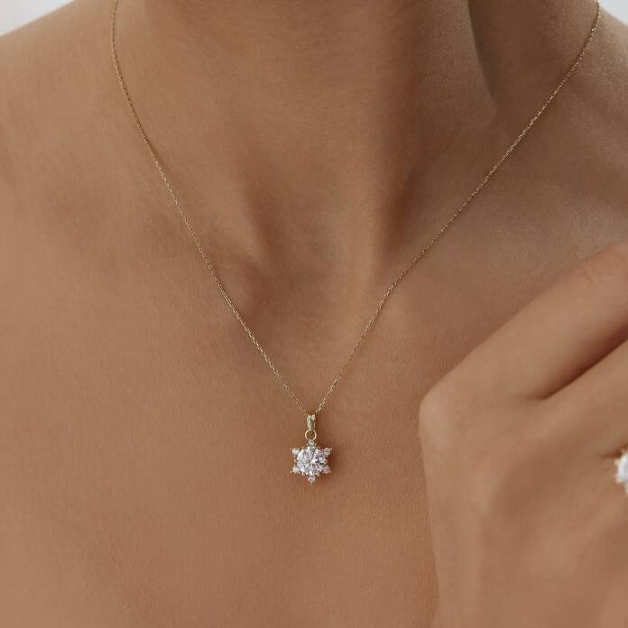 Oval Tektaş Çiçek Set - 1