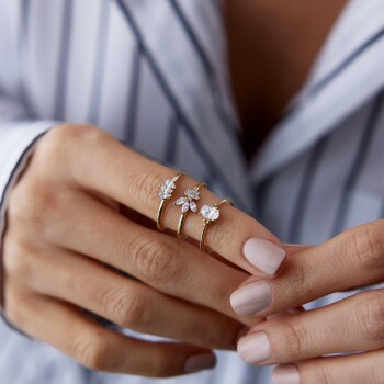 Oval Tohum Yüzük - 3