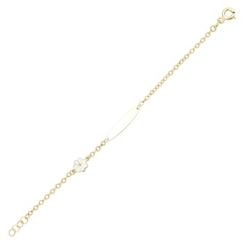 Papatya Geniş Forse Zincir Çocuk Künyesi - Melike (1)